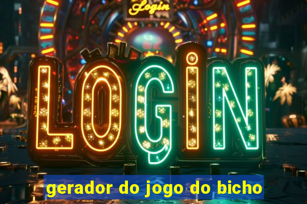 gerador do jogo do bicho